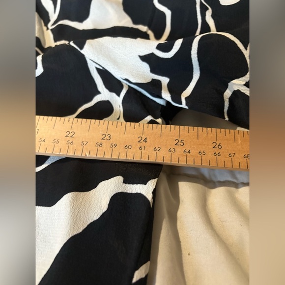 Fransa NWT black white loose fit short sleeve blouse size XL - Picture 10 of 13